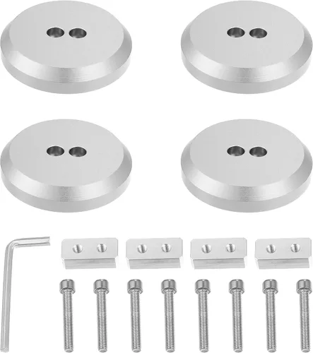 Miniatura 9 de X AUTOHAUX 4 almohadillas de aluminio Jack Pucks para Chevrolet Corvette C5 C6 C7 C8 Z06 ZR1 1997-2021 Jack Lift Pad Jack Lift Pad Adaptador de Negro