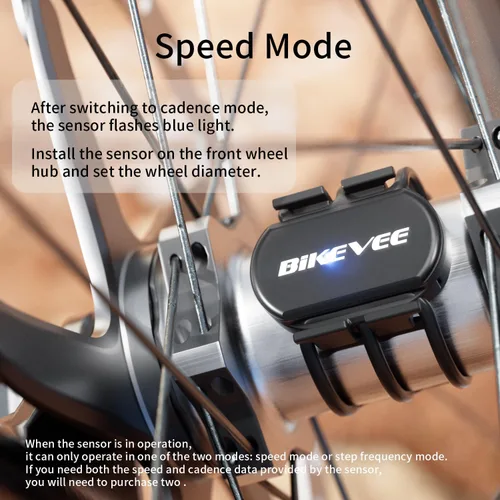 Miniatura 8 de Wireless Bike Computer GPS Bundle, Speedometer & Odometer, Cadence Sensor, Auto Backlight & Auto Stop, IPX7 Waterproof, 2.6" LCD Display