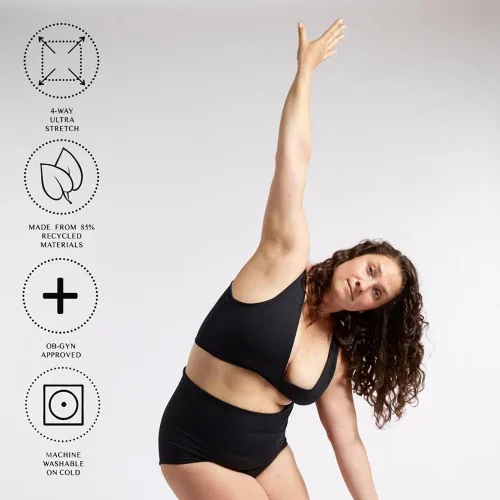 Miniatura 9 de Nyssa FourthWear Postpartum Bralette, FSAHSA Eligible, Pocketed Dual-Layer Design to Hold IceHeat Relief