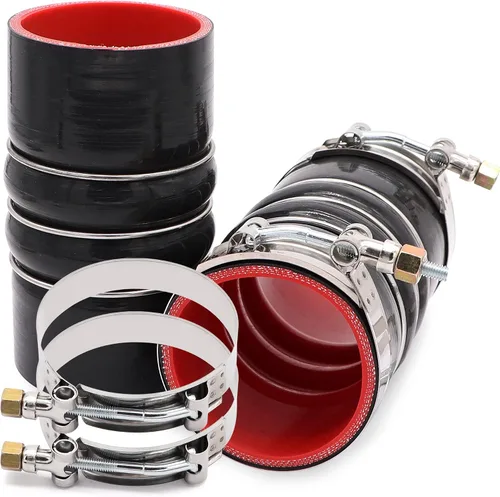 Miniatura 8 de Codo de 45 grados de 2 a 2.5 pulgadas, manguera de acoplador de 4 capas reforzada de silicona para turbo/intercooler/tubería de admisión, ID de 2 a