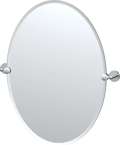 Miniatura 21 de Gatco 4379SM Bleu, Espejo Rectangular Pequeño, Cromado, 24 Pulgadas