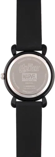 Miniatura 3 de Marvel Reloj analógico de cuarzo con correa de silicona para niños, Negro -, Classic
