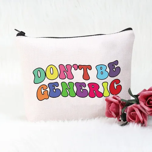 Miniatura 7 de POFULL Regalo de farmacia, no seas genérico, bolsa de cosméticos, regalo de técnico de farmacia, No seas genérico bolsa de cosméticos