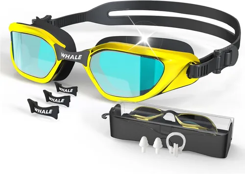 Miniatura 12 de Whale Gafas de natación para adultos, antiempañamiento, cómodas, polarizantes, para adultos, unisex