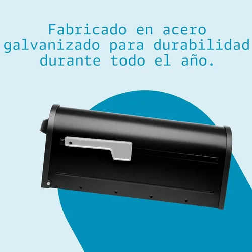 Miniatura 8 de ARCHITECTURAL MAILBOXES - Buzón de correo de montaje en poste 8760B-10 Carlisle, mediano, color negro
