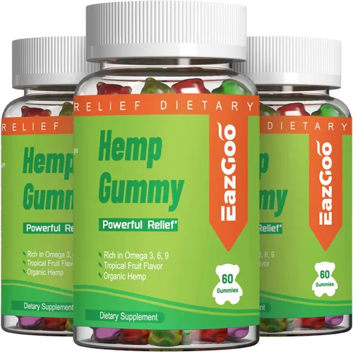 Miniatura 10 de Natural Hemp Gummies 2,000,000 XXL Extra Strength - Veganas, bajas en azúcar, sin OMG - 120