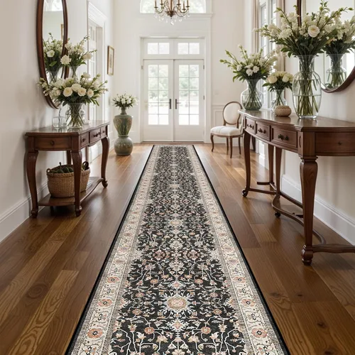 Miniatura 70 de Alfombra de pasillo lavable de 2 x 3 pies - Alfombra antideslizante resistente a las manchas, alfombras y tapetes de cocina duraderos