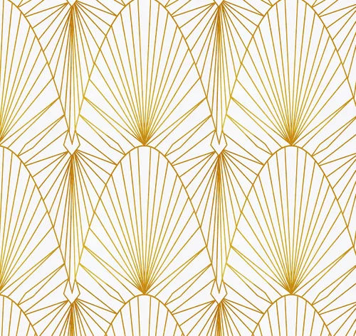 Miniatura 11 de Yasinet Papel tapiz geométrico para despegar y pegar, papel de pared negro y dorado para dormitorio, baño, papel de contacto geométrico Art Deco