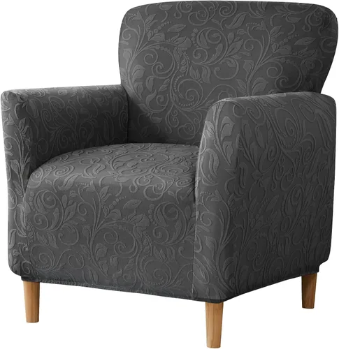 Miniatura 12 de MIFXIN Funda elástica para sillón de banquete, de terciopelo, 1 pieza, de elastano, elástico, protector de muebles, para sofá de 1 plaza con brazos