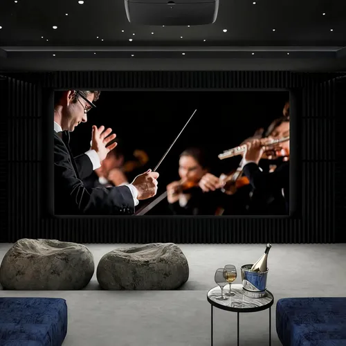Miniatura 3 de Acoustic Panels Pack of 4, Sound Proof Foam Panels for Walls, Noise Sound Dampening Foam with Media Room Home Office Recording Room, Black, 48 x 24