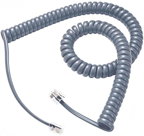 Miniatura 15 de Comtrue Cables de teléfono fijo, cables para teléfono celular, rojo, 11.5 pies sin enrollar, 16 pulgadas en espiral, paquete de 2, compatible