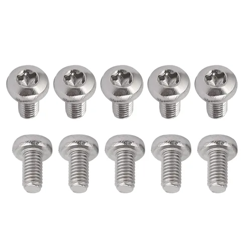 Miniatura 27 de DTGN Tornillos Torx de cabeza plana M1.0.236x0.118 in (DXL), paquete de 20, buenos para maquinaria, sujetadores de seguridad Torx de acero