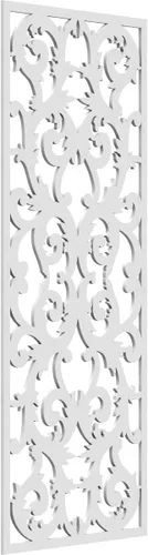Miniatura 93 de Meadville Paneles decorativos de pared de madera con calado, 9 3/8 pulgadas de ancho x 24 3/8 pulgadas de alto x 1/4 de alto, aliso