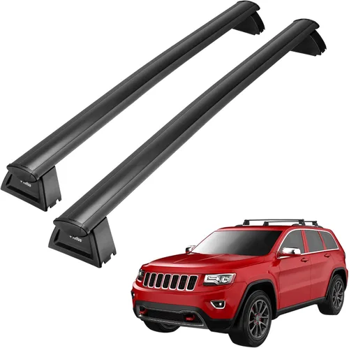 Miniatura 10 de JOYTUTUS Barras transversales de techo con cerradura compatibles con Chevy Chevrolet Traverse 2022-2026, barras transversales antióxido de aluminio