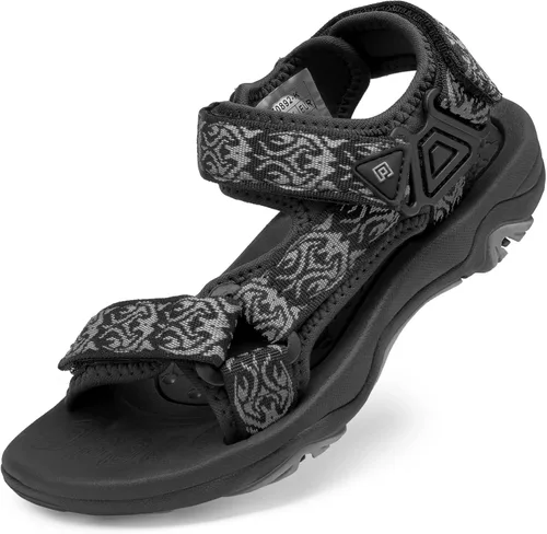DREAM PAIRS Sandalias de verano para niños, ligeras y ajustables (para niños y niñas, grandes y pequeños).
