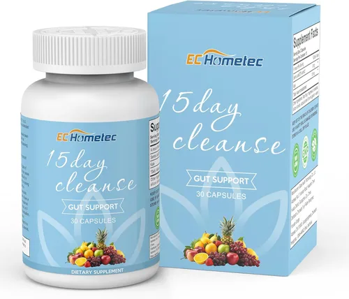 Limpieza de 15 días, desintoxicación suave de colon con hoja de sena y col rizada, alivio natural de la hinchazón para mujeres y hombres, suplemento