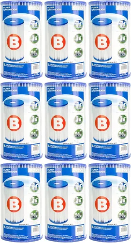 Miniatura 16 de Intex 29005E - Cartucho de bomba de filtro de material Dacron fácil de limpiar, 29005E para piscina, tipo B, (paquete de 2)