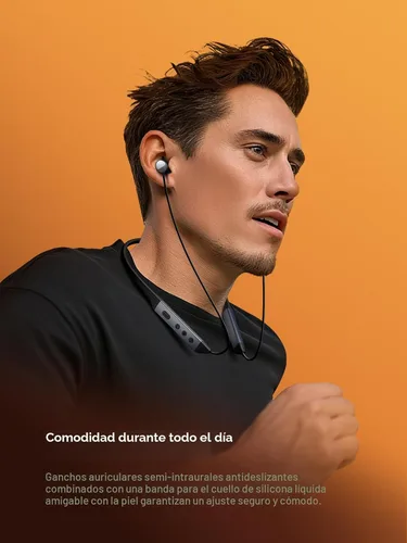 Miniatura 6 de Auriculares híbridos con cancelación activa de ruido Bluetooth 6.0, 5 ENC AI Clear Call Mic Auriculares inalámbricos, auriculares magnéticos
