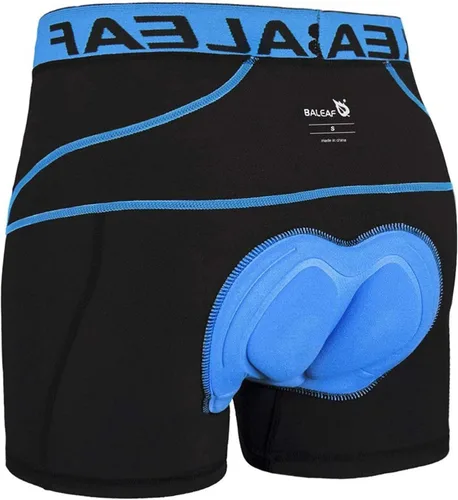 Miniatura 25 de baleaf Pantalones cortos de ciclismo acolchados 3D para hombre, ropa interior de ciclismo MTB Liner