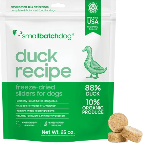 Miniatura 19 de smallbatch Pets - Alimento crudo liofilizado para perros, receta de pavo, 25 onzas, alimento orgánico para perros con alto contenido de proteínas