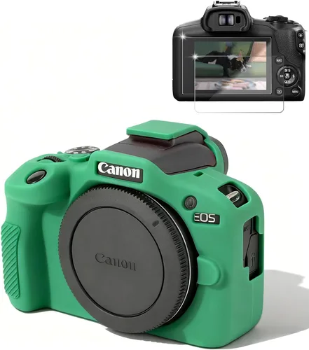 Miniatura 14 de Funda para Cámara Canon EOS R100, Funda Protectora de Silicona Suave, Antiarañazos, Funda Ajustada Delgada con Protector de Pantalla, Accesorios