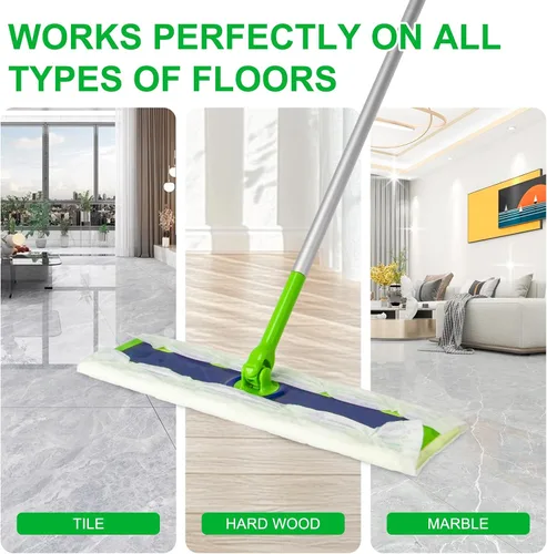 Miniatura 5 de Juego de 40 paños de trapeador XL secos + húmedos para trapeador Swiffer Sweep XL, almohadillas desechables para trapeador XL, incluye 30 paños