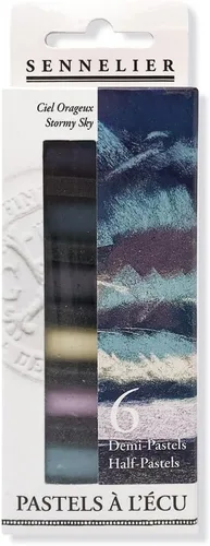 Miniatura 9 de SENNELIER Pastel francés extrasuave para artistas profesionales, medio pastel primaveral, juego de 6 MUELLE