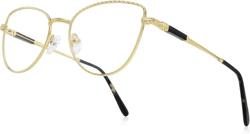 Miniatura 10 de RB. Pilot - Lentes de lectura retro de ojo de gato para mujer, con bloqueo de luz azul, lentes de computadora con bisagra de resorte