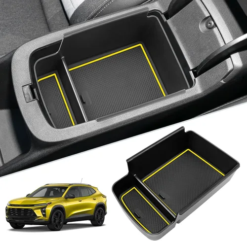 SKTU para 2024 2025 2026 Organizador de Consola Central Chevrolet Trax 2024 2025 2026 Inserto Chevy Trax de Materiales ABS Bandeja Caja de Apoyo de