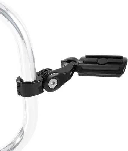 Miniatura 6 de TCMT Estribo corto de montaje en ángulo para carretera de 1 1/4 pulgadas para Harley Touring Road King Street Glide Road Glide Electra Glide Softail