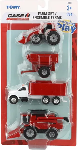Miniatura 9 de ERTL 1/64 Collect N Play Case IH Harvest - Juego de 4 piezas ZFN47004