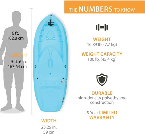 Miniatura 2 de Lifetime Kayak Cadet Youth - Remo incluido