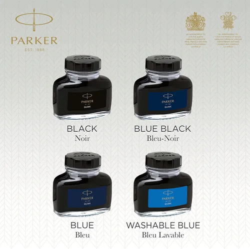 Miniatura 7 de Botella de tinta permanente Parker Quink de 2 fl oz, Azul-negro