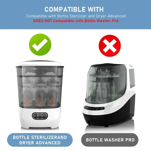 Miniatura 2 de Dryer Advanced - Filtro HEPA compatible con Baby Brezza Baby Biberones Dryer Advanced y Baby Brezza Baby Biberon, paquete de 4