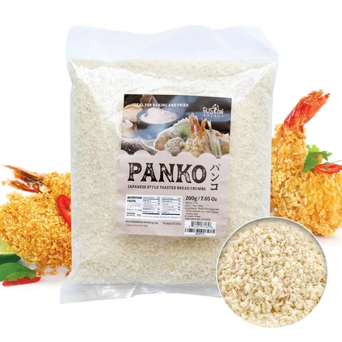 Fusion Select Pan Rallado Panko de 7 Oz – Pan Rallado Panko Vegano Tostado Estilo Japonés para Empanizar, Freír, Hornear – Para Pollo Frito y Cerdo,