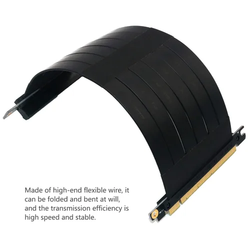 Miniatura 6 de PCI-E Cable de extensión pci Cable de extensión 16x pcie Riser (pcie Extender 90 grados 7.9 in)pcie Riser Cable