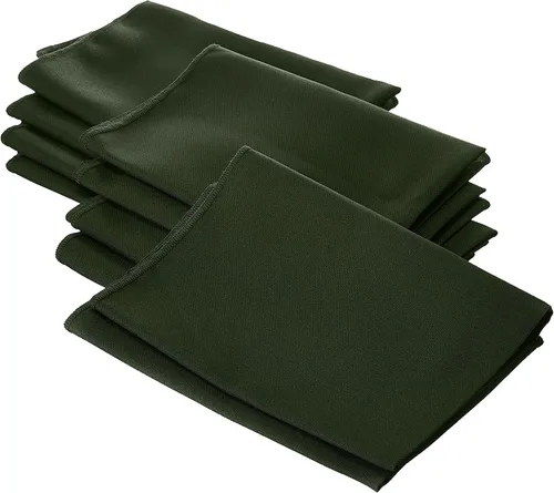 Miniatura 14 de LA Linen Paquete de 10 servilletas de popelina de poli, servilletas de tela suave, servilletas lavables y reutilizables, servilletas de mesa
