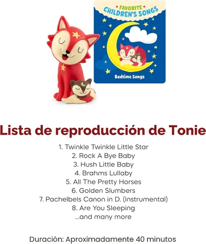 Miniatura 6 de Tonies Canciones a la hora de acostarse Reproducir audio Personaje