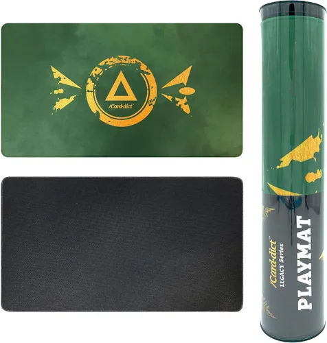Tapete de juego Pokémon, 13.5 x 24 pulgadas, Magic The Gathering, YuGiOh Playmat, Legacy Series Ultra Premium Game Mat para cartas MTG TCG YuGiOh,