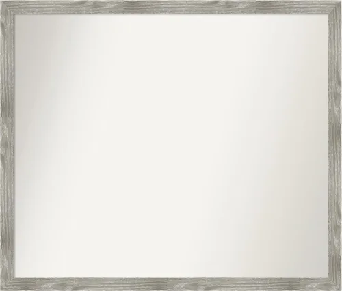 Miniatura 176 de Amanti Art Espejo personalizado, espejo de baño gris plomo a rayas, espejo de pared o espejo de tocador de baño sobre el fregadero