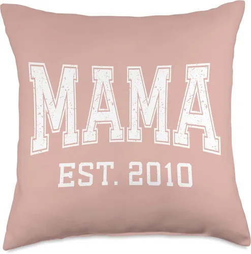 Miniatura 4 de Mama Est 2010 Custom Mom Personalized Mothers Day Customized Throw Pillow