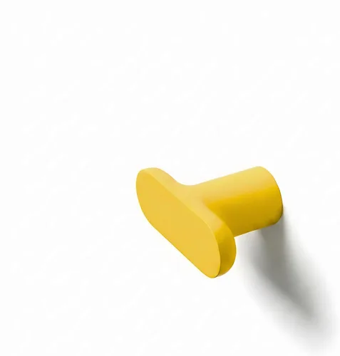 Miniatura 14 de ROUS Hardware Mid-Century - Perilla moderna con barra en T para gabinete, acabado mate de aluminio sólido rosa rubor para gabinetes y muebles