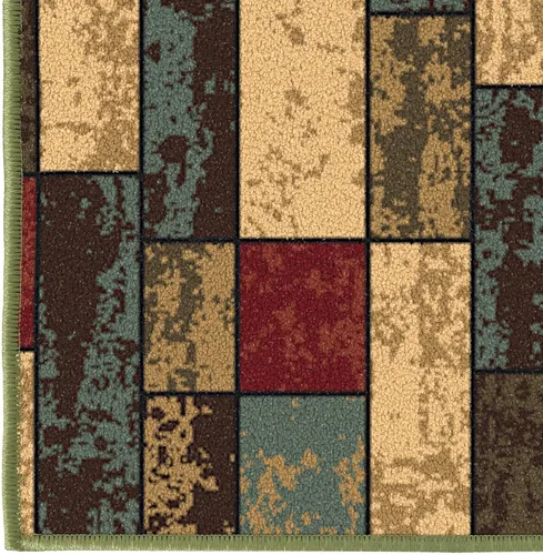 Miniatura 8 de Ottomanson Alfombra de pasillo de 20 x 53 pulgadas, antideslizante, fácil de limpiar, alfombra de lavandería, duradera y apta para mascotas