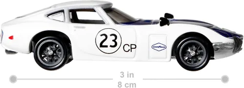 Miniatura 4 de Hot Wheels Vehículos de leyendas del circuito cultural del automóvil para niños de 3 años en adelante, colección premium de vehículos a escala 1:64