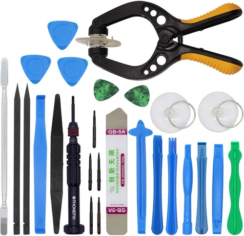 22 en 1 Kit de herramientas de reparación de teléfonos móviles Spudger Pry Herramienta de apertura Juego de destornilladores para iPhone 11 12 13 14