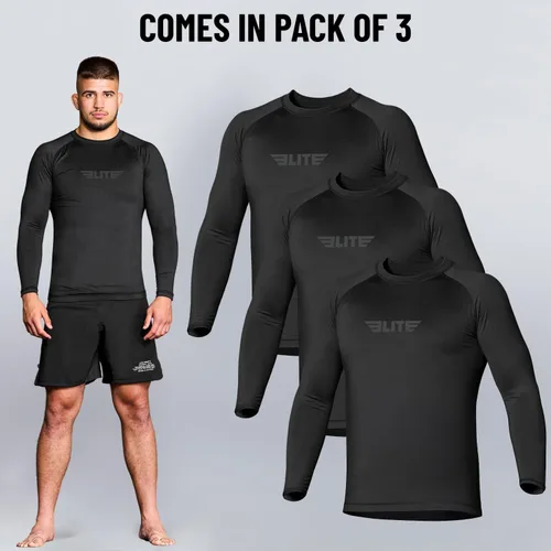 Miniatura 23 de Elite Sports MMA, BJJJ, No-Gi, protección de entrenamiento de manga corta