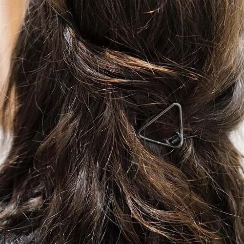 Miniatura 4 de Sensory4u Paquete variado de pinzas de metal para el cabello (gris)