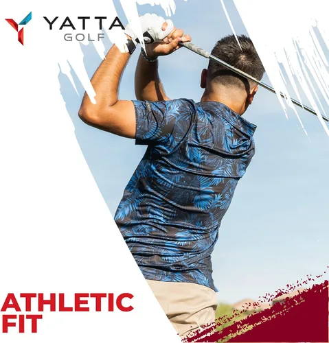 Miniatura 7 de YATTA GOLF - Camiseta polo de golf de alto rendimiento para hombre
