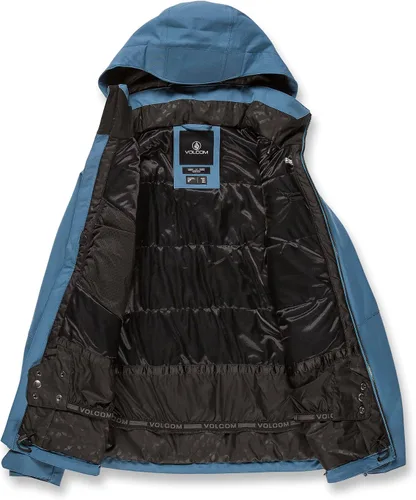 Miniatura 3 de Volcom Shelter 3D - Chaqueta con capucha para mujer, con aislamiento elástico, para snowboard, esquí, invierno