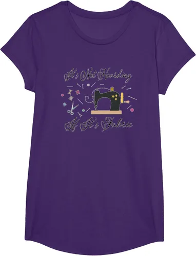 Miniatura 17 de It's Not Hoarding If Its - Camiseta de costura para acolchado, Blanco, S